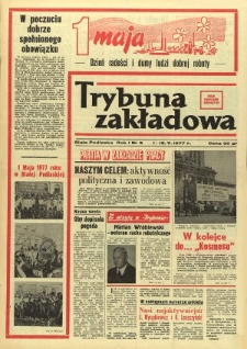 Trybuna Zakładowa : organ samorządów robotniczych R. 1 (1977) nr 9