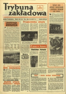 Trybuna Zakładowa : organ samorządów robotniczych R. 1 (1977) nr 12