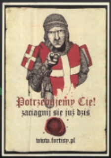 Plakat : [Inc.:] Potrzebujemy Cię! Zaciągnij sie już dziś.