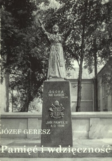 Pamięć i wdzięczność : na wzniesienie pomnika Jana Pawła II w Międzyrzecu Podlaskim