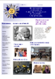 Słoneczna Sz&oacute;stka : gazetka szkolna Publicznego Gimnazjum nr 6 im. Jana Pawła II w Białej Podlaskiej R.1 (2011/2012) nr 3