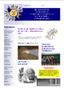 Słoneczna Sz&oacute;stka : gazetka szkolna Publicznego Gimnazjum nr 6 im. Jana Pawła II w Białej Podlaskiej R.1 (2011/2012) nr 5