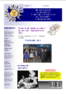 Słoneczna Sz&oacute;stka : gazetka szkolna Publicznego Gimnazjum nr 6 im. Jana Pawła II w Białej Podlaskiej R.1 (2011/2012) nr 6