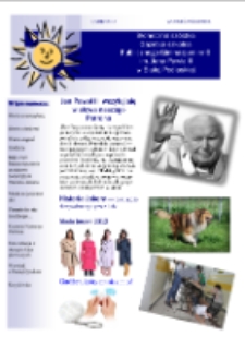 Słoneczna Sz&oacute;stka : gazetka szkolna Publicznego Gimnazjum nr 6 im. Jana Pawła II w Białej Podlaskiej R.2 (2012/2013) nr 1