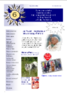 Słoneczna Sz&oacute;stka : gazetka szkolna Publicznego Gimnazjum nr 6 im. Jana Pawła II w Białej Podlaskiej R.2 (2012/2013) nr 4