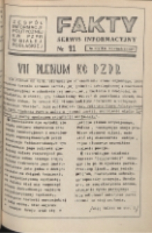 Fakty : serwis informacyjny 1982 nr 11