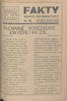 Fakty : serwis informacyjny 1982 nr 13