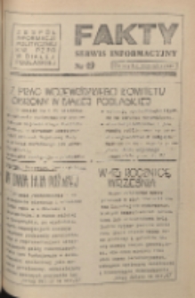 Fakty : serwis informacyjny 1982 nr 19