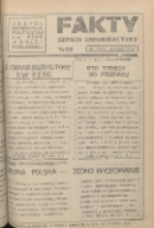 Fakty : serwis informacyjny 1982 nr 20