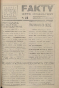Fakty : serwis informacyjny 1982 nr 21