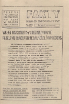 Fakty : serwis informacyjny 1983 nr 27