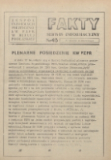 Fakty : serwis informacyjny 1984 nr 43
