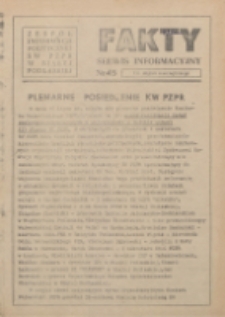 Fakty : serwis informacyjny 1984 nr 45
