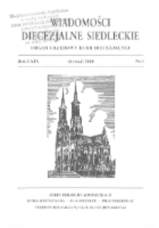 Wiadomości Diecezjalne Siedleckie : organ urzędowy Kurii Diecezjalnej R. 69 (2000)