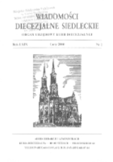 Wiadomości Diecezjalne Siedleckie : organ urzędowy Kurii Diecezjalnej R. 69 (2000) nr 2