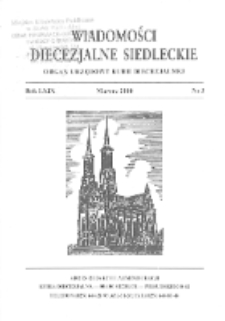Wiadomości Diecezjalne Siedleckie : organ urzędowy Kurii Diecezjalnej R. 69 (2000) nr 3