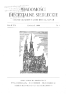 Wiadomości Diecezjalne Siedleckie : organ urzędowy Kurii Diecezjalnej R. 69 (2000) nr 4