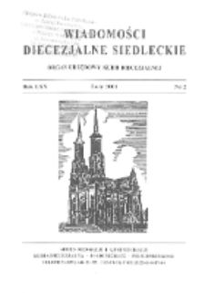 Wiadomości Diecezjalne Siedleckie : organ urzędowy Kurii Diecezjalnej R. 70 (2001) nr 2