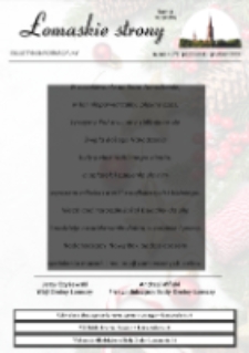 Łomaskie Strony : biuletyn mieszkańc&oacute;w Łomaz i okolic R. 11 (2019) nr 4 (72)