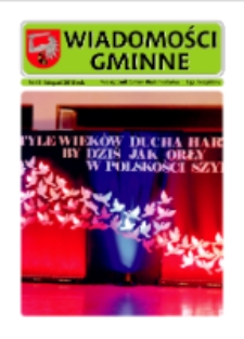 Wiadomości Gminne : miesięcznik gminy Biała Podlaska R. 20 (2018) nr 11