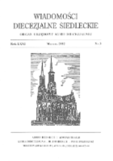 Wiadomości Diecezjalne Siedleckie : organ urzędowy Kurii Diecezjalnej R. 71 (2002) nr 3