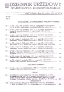 Dziennik Urzędowy Województwa Bialskopodlaskiego R. 17 (1991) nr 10