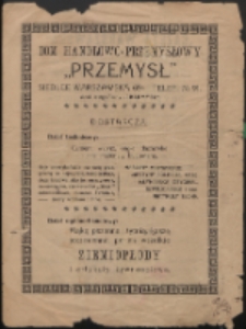 Ulotka : [Inc.:] Dom Handlowo- Przemysłowy "Przemysł" Siedlce Warszawska 69