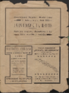 Ulotka : [Inc.:] Chrześcijański Handel i Przemysł Leśny St. Juchnowicze pow. Piński. Hurtownia Podlaska [...] Oddział w Brześciu. Polska Księgarnia "Rozwój na Kresach" Brześć [...] w