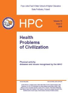 Health Problems of Civilization T. 13 (2019) nr 2
