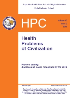Health Problems of Civilization T. 13 (2019) nr 3