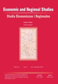 Studia Ekonomiczne i Regionalne = Economic and Regional Studies T. 11 (2018) nr 3