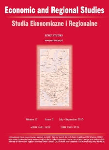 Studia Ekonomiczne i Regionalne = Economic and Regional Studies T. 12 (2019) nr 3