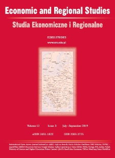 Studia Ekonomiczne i Regionalne = Economic and Regional Studies T. 12 (2019) nr 3