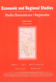 Studia Ekonomiczne i Regionalne = Economic and Regional Studies T. 12 (2019) nr 4