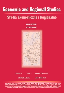 Studia Ekonomiczne i Regionalne = Economic and Regional Studies T. 13 (2020) nr 1