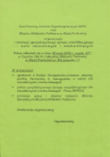 Ulotka : [Inc.:] Cała Polska czyta dzieciom, 2002