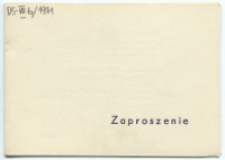 Zaproszenie : [Inc.:] Powiatowy Komitet Frontu Jedności Narodu i Komitet Obchodu 500-lecia obchodu urodzin Mikołaja Kopernika w Białej Podlaskiej uprzejmie zaprasza...