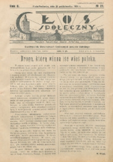 Głos Społeczny R. 2 (1934) nr 23