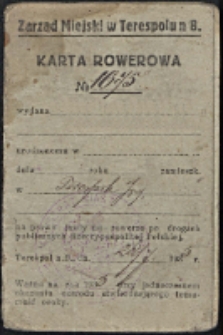 Karta rowerowa