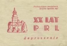 Zaproszenie: [Inc.:] Powiatowy Komitet Obchodu Święta Pracy 1 Maja w Białej Podlaskiej zaprasza [...] na powiatową akademię, która odbędzie się w sali Technikum Ekonomicznego... z okazji Święta Pracy...