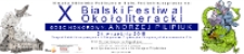 Baner: X Bialski Festiwal Okołoliteracki „mocny wątek historyczny z dawką fantastyki" Gość honorowy Andrzej Pilipiuk