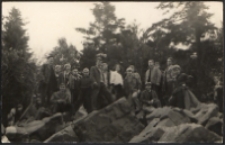 Uczniowie Liceum Pedagogicznego w Leśnej Podlaskiej na wycieczce w Górach Świętokrzyskich