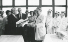 Delegacja lekarzy z Brześcia w Wojewódzkim Szpitalu Zespolonym w Białej Podlaskiej [fotografia]