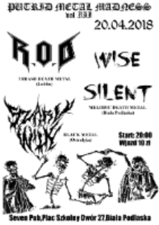 Plakat : [Inc.:] Putrid Metal Madness. Vol. III. 20.04.2018