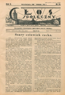 Głos Społeczny R. 2 (1934) nr 24