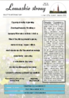 Łomaskie Strony : biuletyn mieszkańc&oacute;w Łomaz i okolic R. 12 (2020) nr 1 (73)