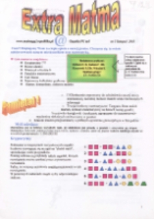 Extra Matma : gazetka PG nr 3 (2003) nr 3