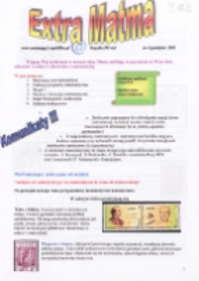 Extra Matma : gazetka PG nr 3 (2003) nr 4