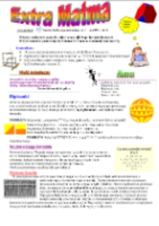 Extra Matma : gazetka PG nr 3 (2012/2013) nr 4
