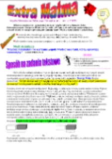 Extra Matma : gazetka PG nr 3 (2017/2018) nr 3